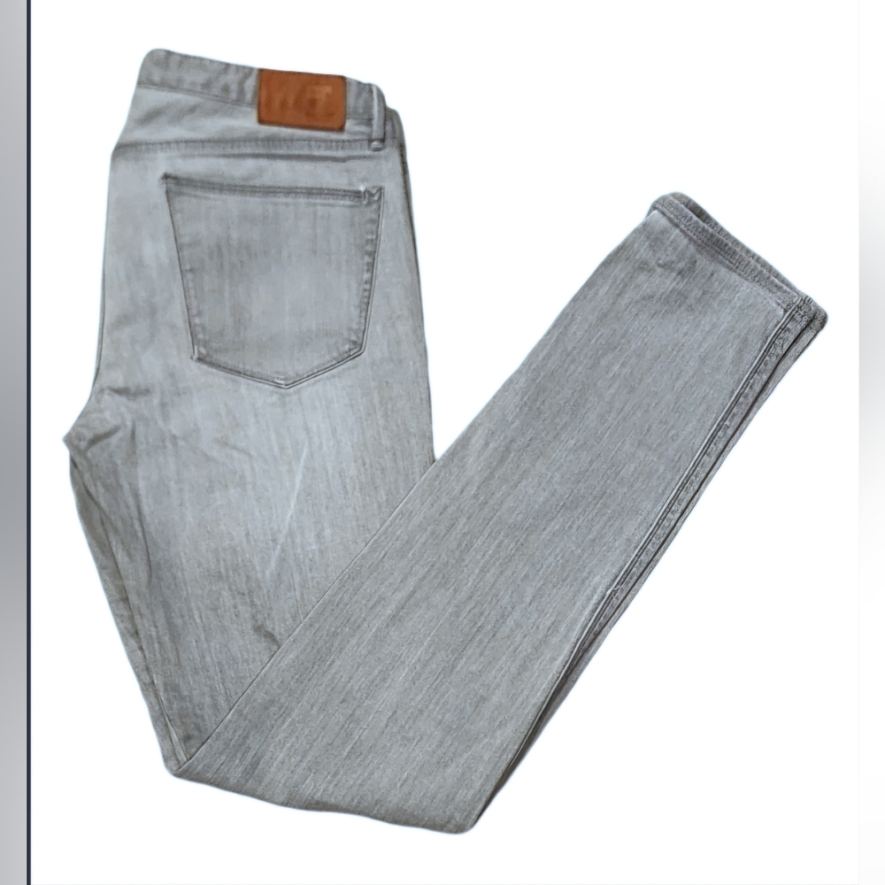 Madewell Grey Skinny Low Rise Jeans, Size 29 X 34